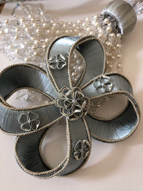 CushingWendy's tweet photo. Our fabulous Tudor Rose... The Maria Collection. #trimmings https://t.co/TW7uFhGp8M