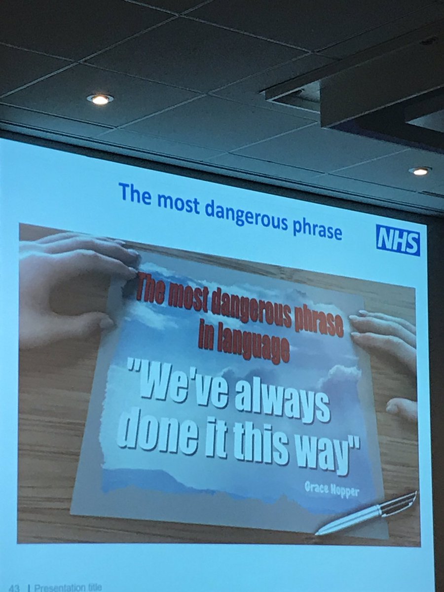 capel_bev's tweet photo. The most dangerous phrase in the system! #WhereBestNext https://t.co/9mfTjvrdPR