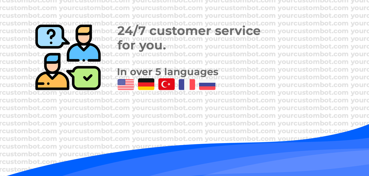 yourCustomBotEN's tweet photo. We offer fast customer support in over 5 languages!
🇺🇸🇩🇪🇹🇷🇫🇷🇷🇺

If you have any questions or problems, please contact us via social media or at https://t.co/jYhbHZDjzS!

#yourcustombot #support247 #support #languages https://t.co/Eg5MNkOmp2