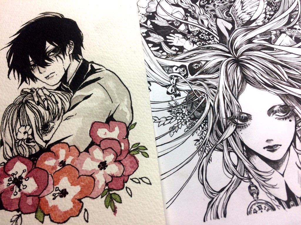 アナログ!
 #最近フォローした方は知らない過去絵を晒す 
