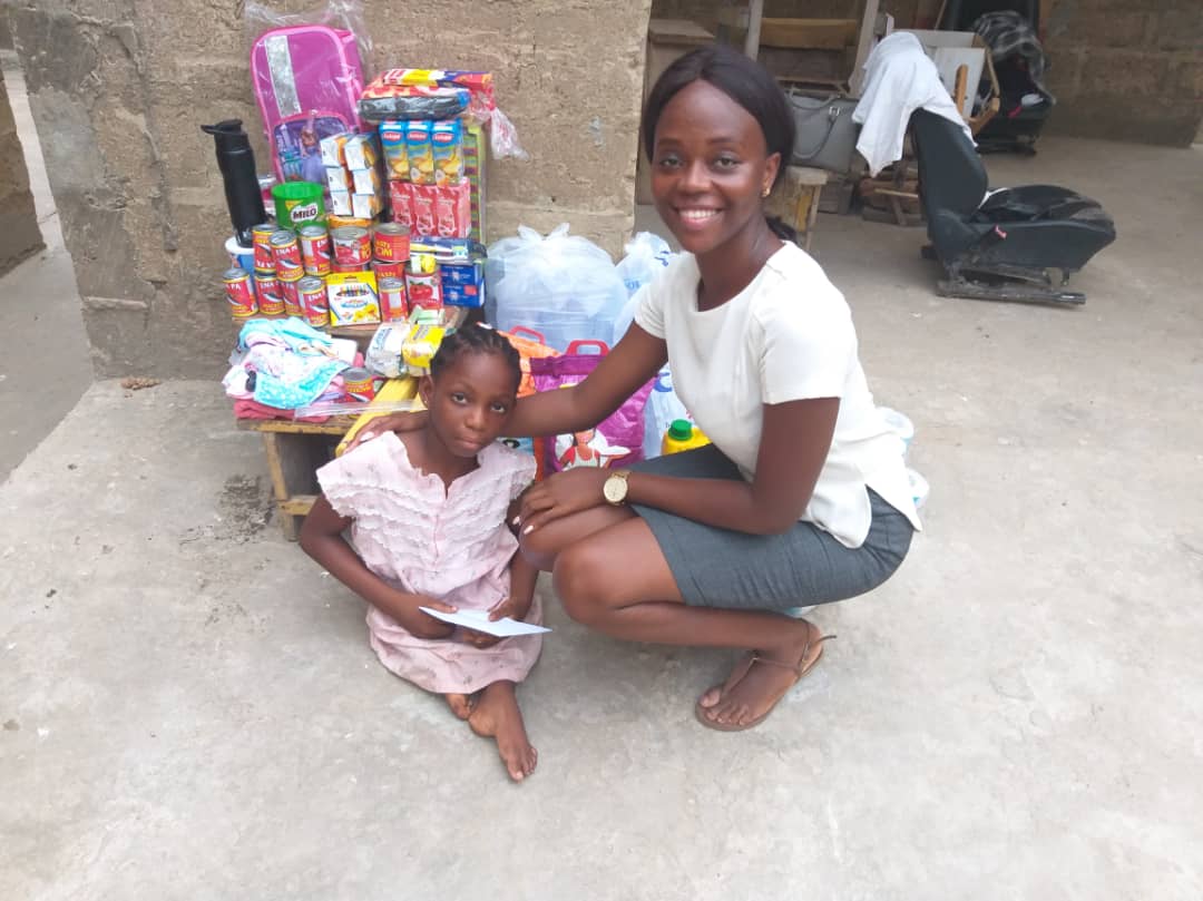abfghana's tweet photo. An inspiring young girl with a dream: Perpetual Sabbah lives with her father, is 8 years old &amp; in class 3. She is said to have been abandoned by her mother. As part of our 100 Girls Project, ABF Ghana donated these items to her and paid her fees. #makinganimpact #100girlsproject https://t.co/7y2LJ1LLFe