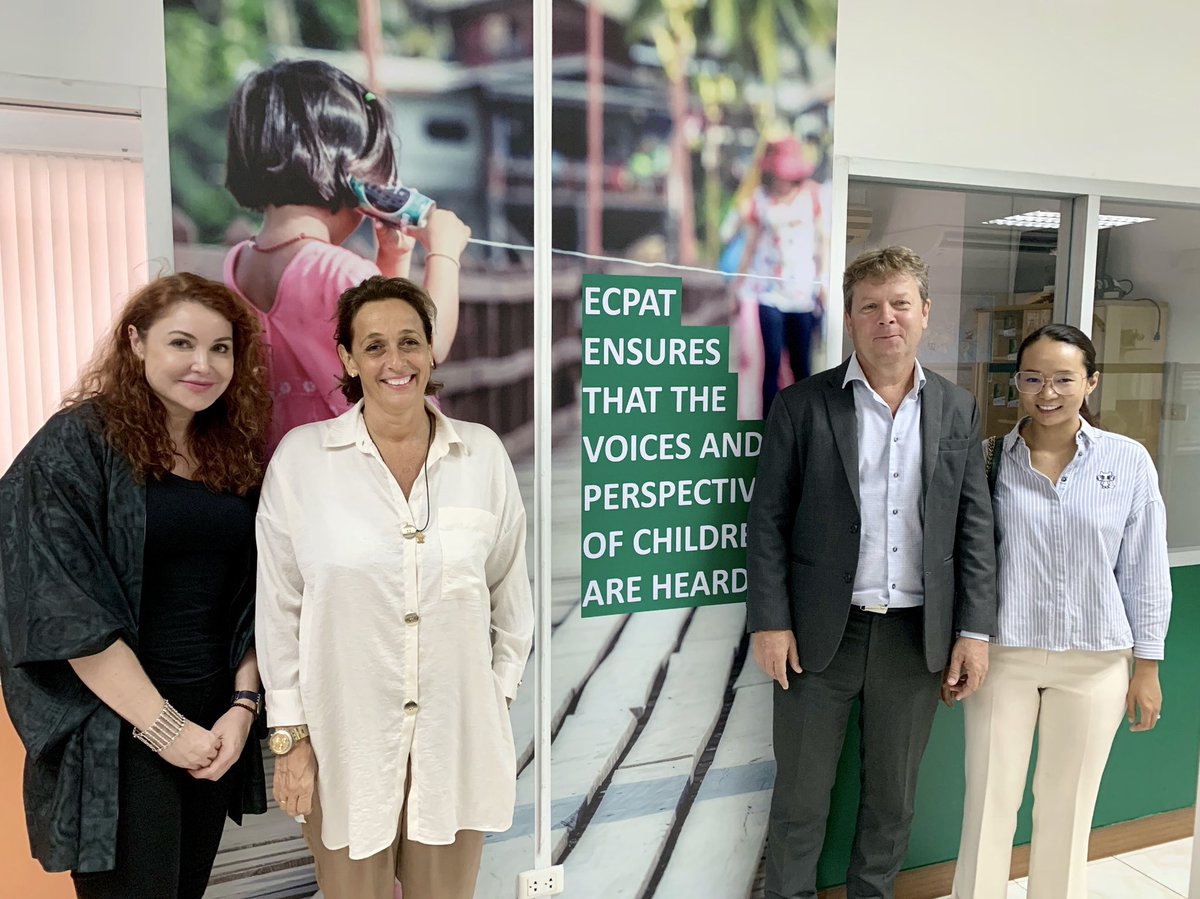 Visiting @ECPAT international HQ and discussing existing and future collaboration 🤝 on fighting against #childsexualexploitation 🤛🏼 in #SoutheastAsia with #Twitter! Looking forward to working closely with @robbertvdberg1 @mllemineur @EcpatFoundation @ECPATph @EcpatM 💪🏼 🔥