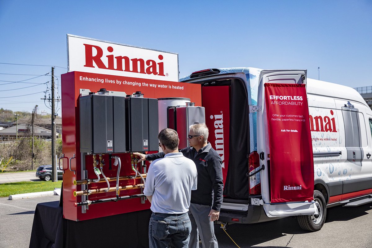 We are so pumped to have the <a href="/Rinnai/">Rinnai America</a> van tour at our location in <a href="/CornerBrook/">Corner Brook</a> Thursday aug 15, if you run out of hot water, drop by and find out how we can solve your hot water issues