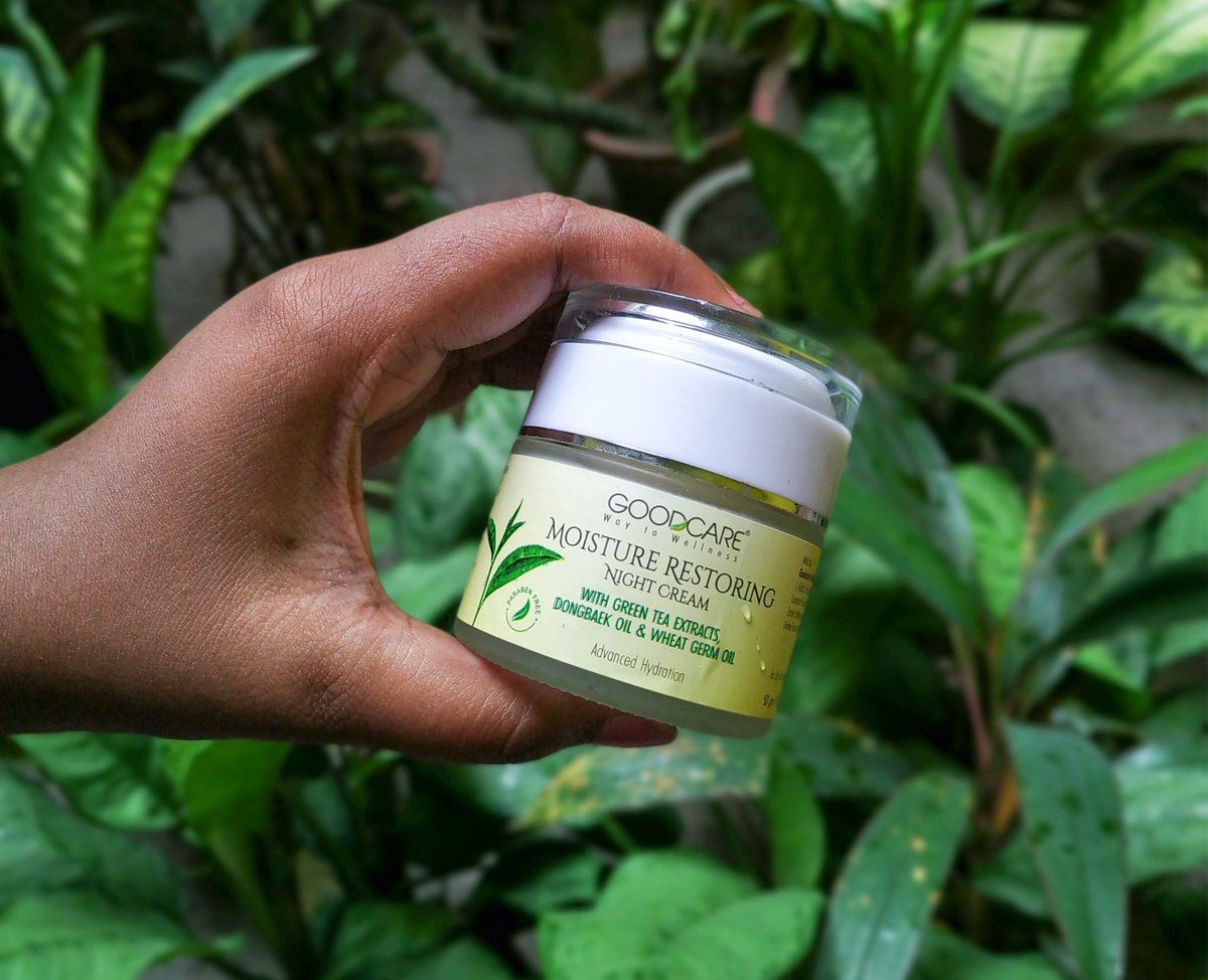Goodcare8's tweet photo. Goodcare Moisture Restore Night Cream looks after your skin firmness, and hydration during your sleep, so you get a radiant and flawless glow as soon as you wake up. https://t.co/P6StjjDF0N

#baidyanath #goodcare #nightcream #nighttimeskincare #nightcare #nightcareroutine https://t.co/BepSSdi1lz