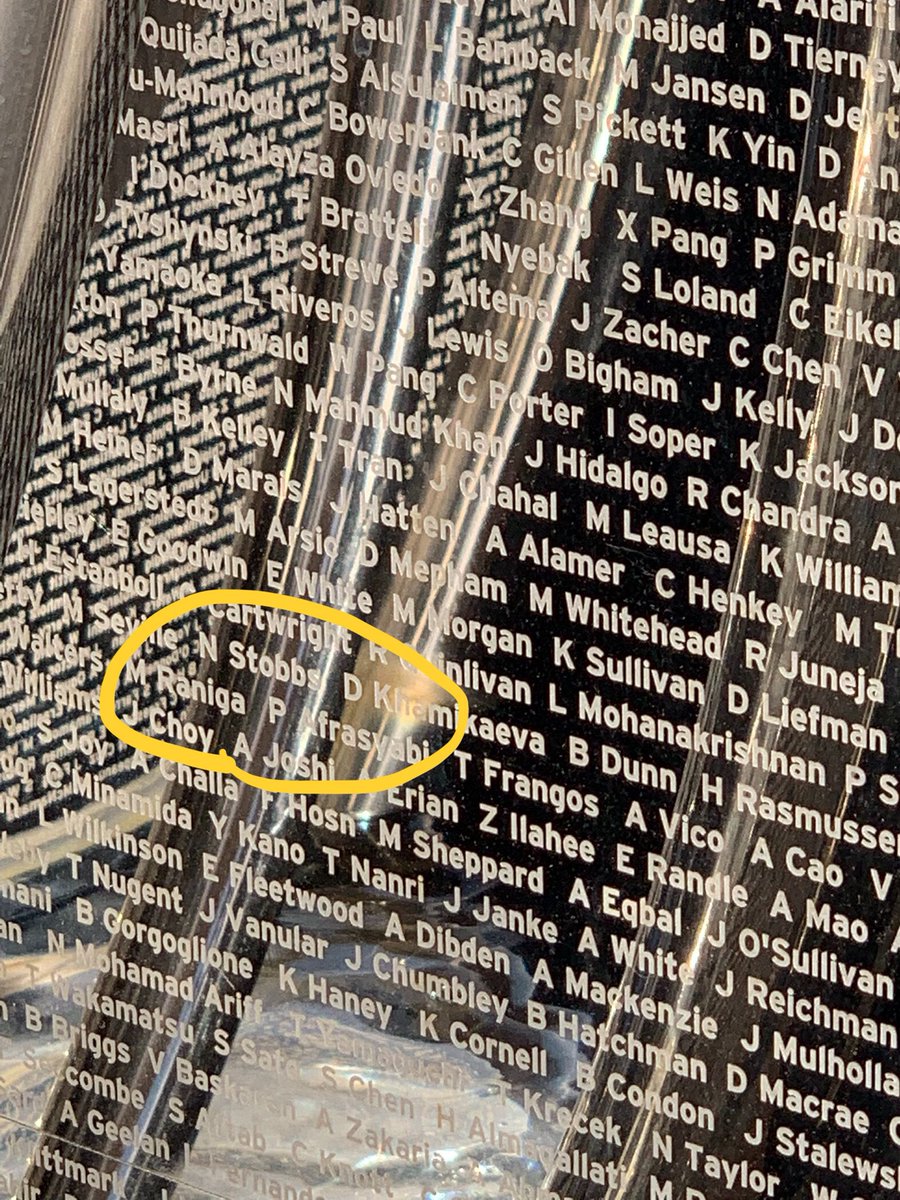 Geraldine_Mac16's tweet photo. @NigelStobbs Found you on the Bond alumni sculpture Limitless - very proud to have been your supervisor and the amazing things you have achieved since your PhD. https://t.co/ET9U6z0azG