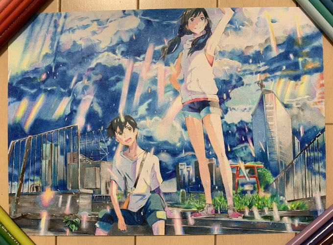 天気の子 が含まれるtwitterのイラスト 人気順