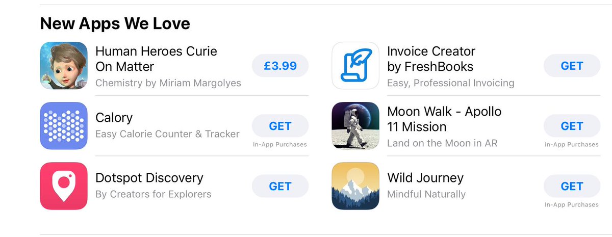 HumanHeroesApp's tweet photo. Absolutely DELIGHTED to see us being featured top by @Apple in the App Store's "New #Apps We Love" ๐๐ #Gaming #FeaturedApps #FeaturedGames https://t.co/KtLRJ0EPOd