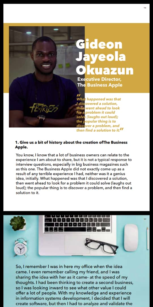 jayenetworks's tweet photo. 2018, I made up my mind to make growing other people's businesses my own business. I figured that it is more efficient for me to train 10000 entrepreneurs than create 10000 jobs. I joined a University to teach EDS. I got featured in BusinessDay CEO Magazine less than 1 year later https://t.co/IQow43ZF6r