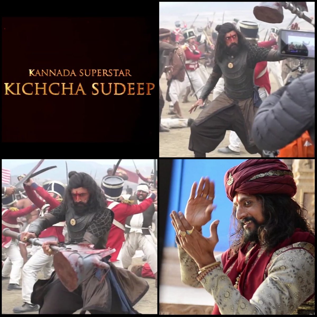 TeamK__'s tweet photo. Sye Sye Raa😎✊ Fantastic Making🔥#Syieraa
Watch 👉 https://t.co/CQLAsQH9AB
@KicchaSudeep #Kadakloook anna 🤘🏼🤘🏼🤘🏼🤘🏼 @KonidelaPro @DirSurender #SyeRaaMaking #SyeRaaNarasimhaReddy https://t.co/uLsWlpNpEC