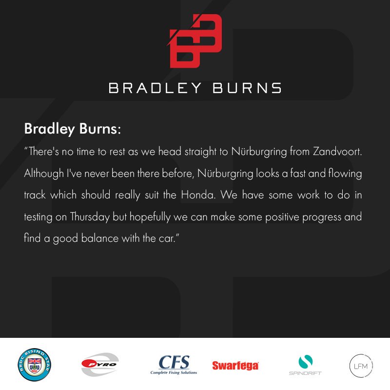 BradleyBurns06's tweet photo. IT'S RACE WEEK! Nürburgring preview >>>
.
.
.
.
.
#BB06 #PyroMotorsport #BRDC #BRDCRisingStars #ADAC #TCR #TCRGermany #HondaCivic #Nurburgring https://t.co/jceHRGMXvz