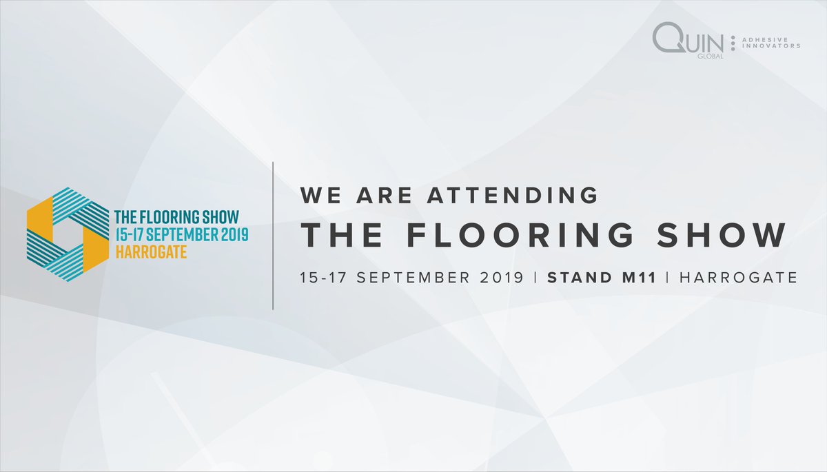 We are delighted to announce our attendance 
<a href="/FlooringShow/">The Flooring Show</a>! We are on stand M11 so come chat to us! We will have #coffee waiting! 
For more info have a look here! bit.ly/31FnAWS
#Flooring