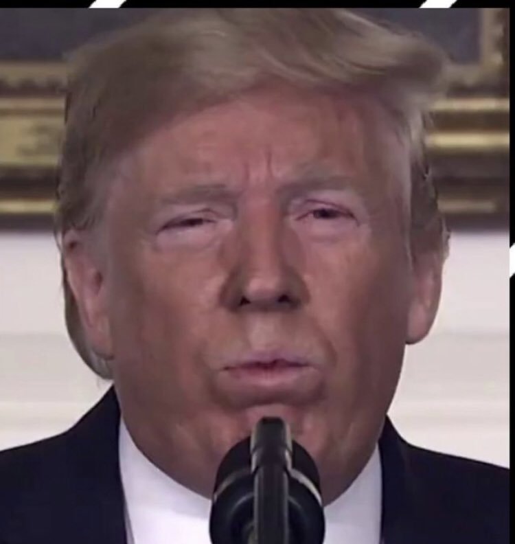 JerseyGreens's tweet photo. @WhiteHouse @realDonaldTrump Why are you pretending that Donald Trump isnt a babbling old man? #ItsTimeFor46 https://t.co/Qbhu9WsxPG