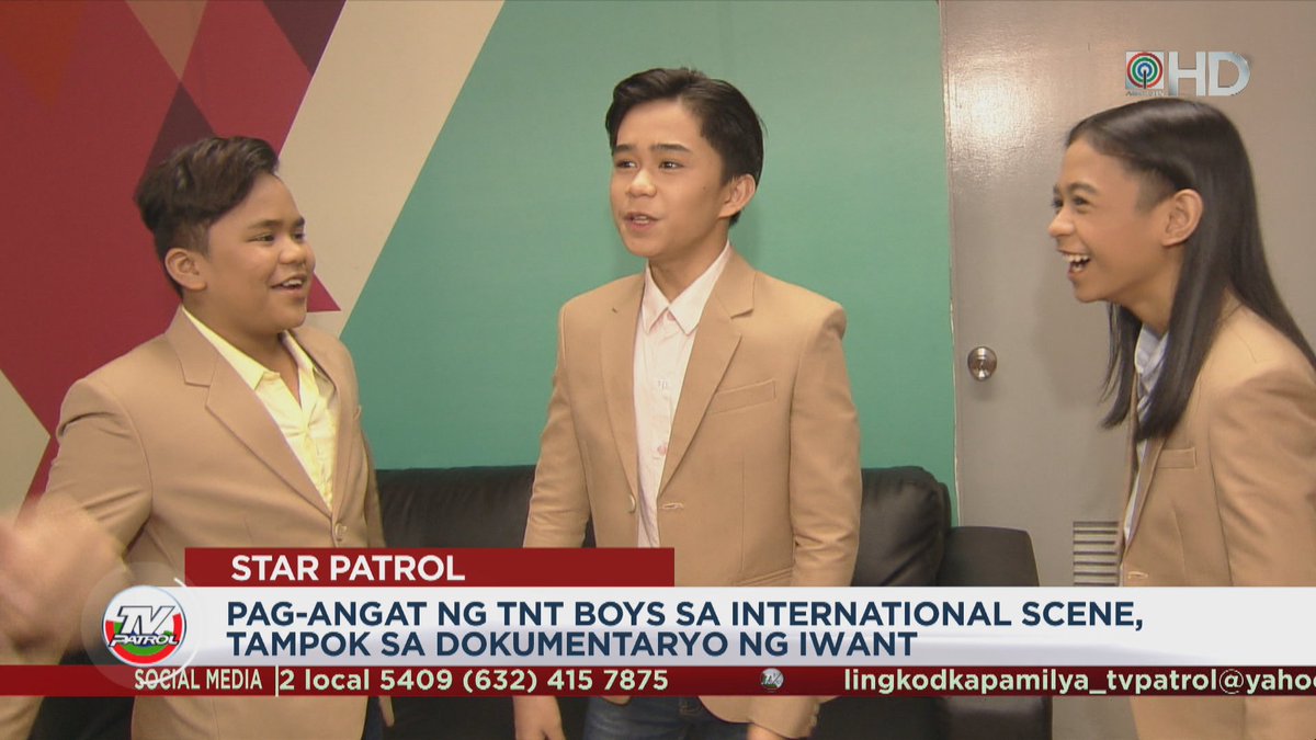 TVPatrol's tweet photo. #TVPatrol Pag-angat ng TNT boys sa international scene, tampok sa dokumentaryo ng @iwant | ulat ni @mariovdumaual https://t.co/MK8RMV6aPL