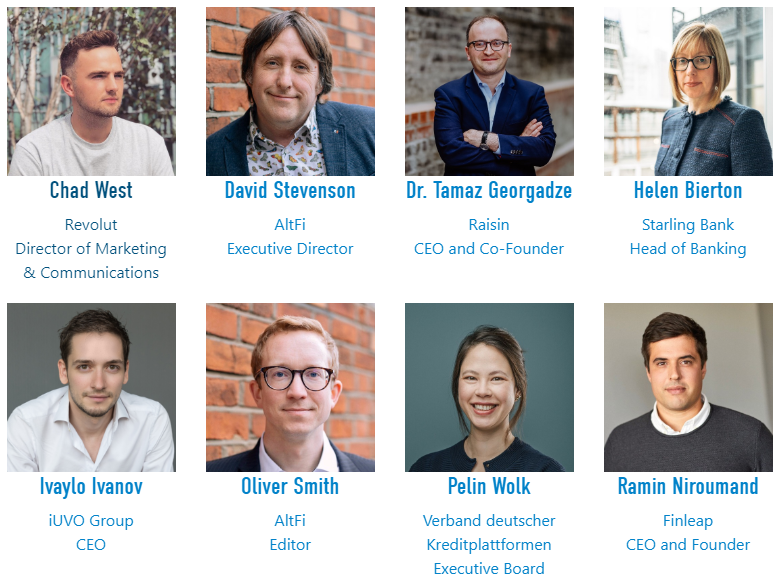 AltFiNews's tweet photo. 📢 AltFi Berlin Summit 2019 🗣️ First speakers revealed
Find out more  https://t.co/hup2XbZu4e 
@RevolutApp @Raisin_EN @StarlingBank @GroupIuvo @finleap https://t.co/WPHoZy9C8J
