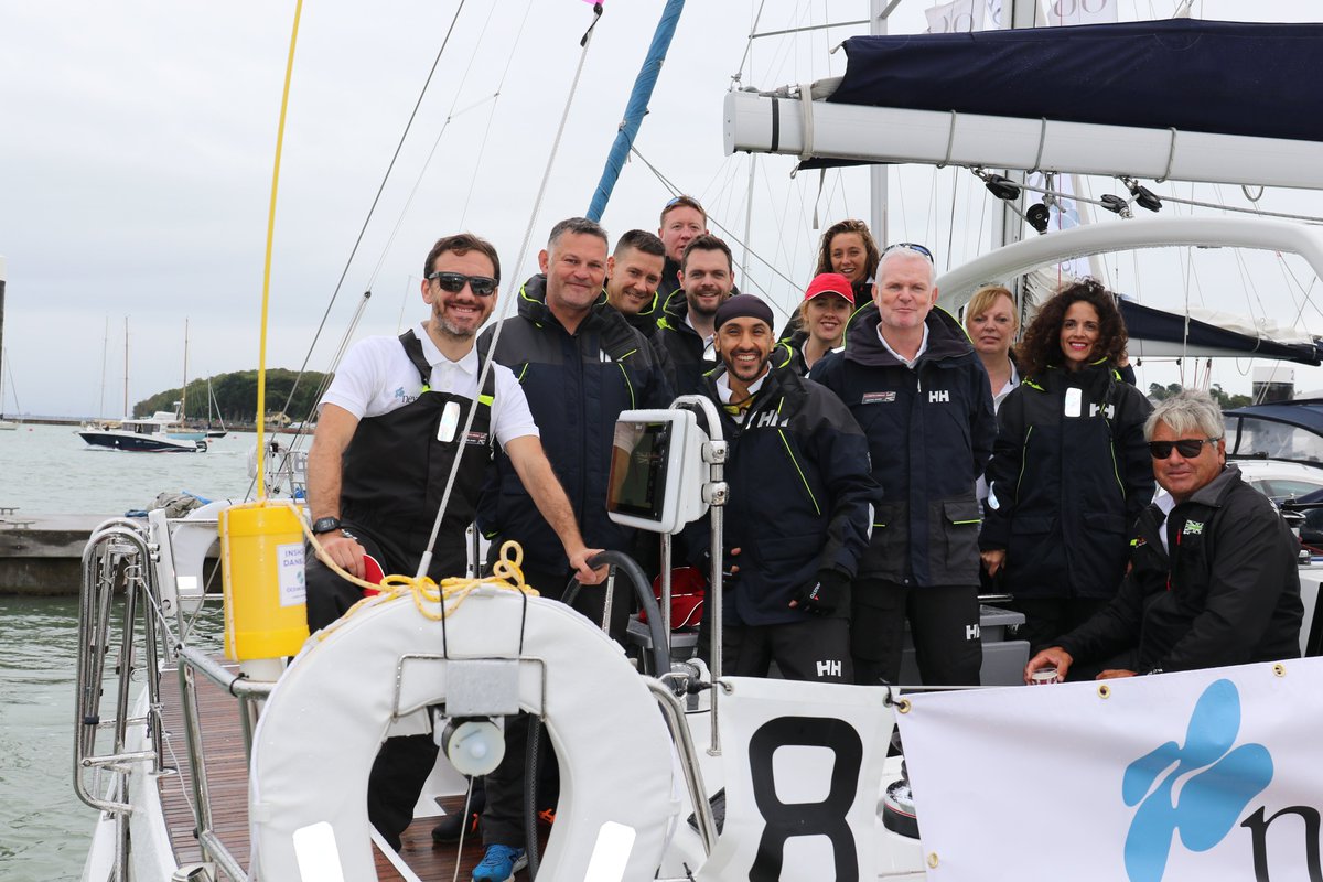 Nexus_tc's tweet photo. We’re not letting the rain dampen our spirits! Our Trade Credit team and guests are ready to take on @cowes_week today! 

#NexusTradeCredit #TradeCredit #CowesWeek2019 #sailing https://t.co/6YBTOayqPb