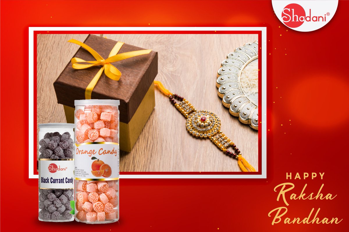 ShadaniIndia's tweet photo. Rakhi Return Gifts for Sister .... Make this Rakhi sweet and memorable for your sister by gifting her Shadani Candies.
☎️ +91 9310744140
#ShadaniIndia #BestCandywholesalers #OnlineCandyShop #CandyOnline #FruitFlavoredCandyOnline #SweetCandyStore #CandyShopOnline #RakhiGifts https://t.co/gHIeFYhbE7