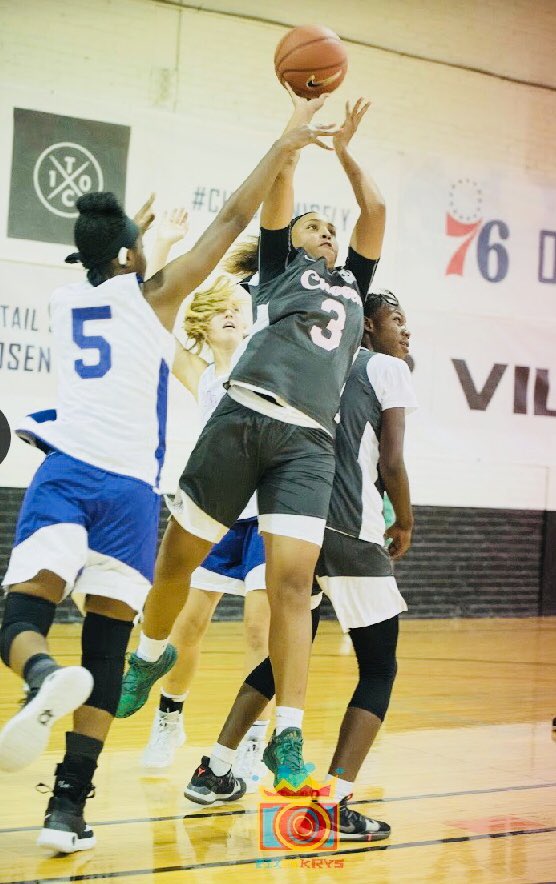 AmiraTrueblood's tweet photo. Had fun playing, worked really hard and learned a lot from my coach in the Inaugural High School Girls #TheChosenLeague Tournament ⛹🏽♀️💪🏾🙏🏾
#blessed
#workinghardtogetbetter https://t.co/gApj66xOxJ