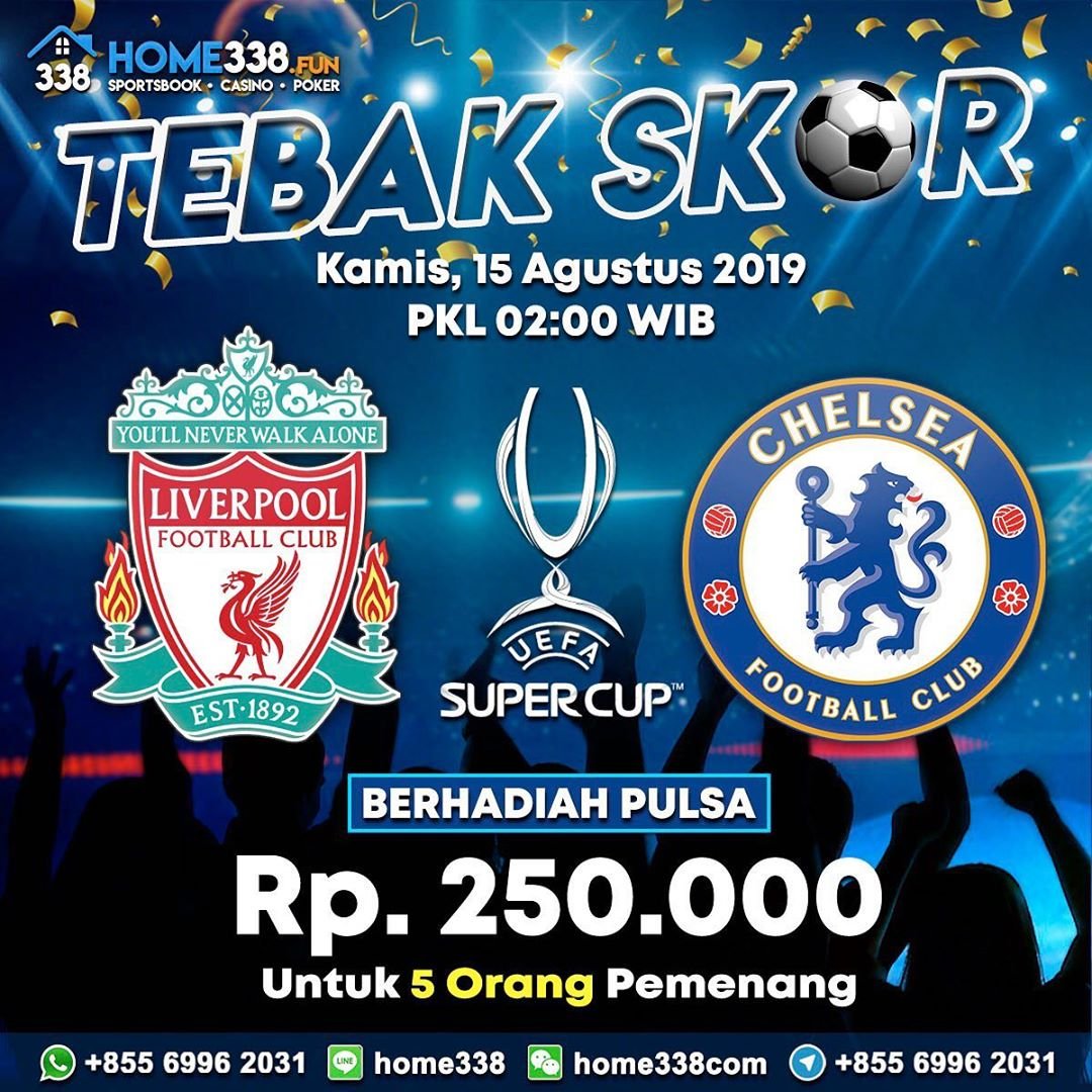 home338com's tweet photo. Tebak Skor Akhir & Pencetak Gol Terakhir
Liverpool vs Chelsea
SYARAT & KETENTUAN π’
KLIK LINK https://t.co/0iqX9lr0K3
#tebakskor #kuistebakskor #kuispulsa #giveawayhunter #giveaway #kuisberhadiah #home338 https://t.co/PE2rRhJj68