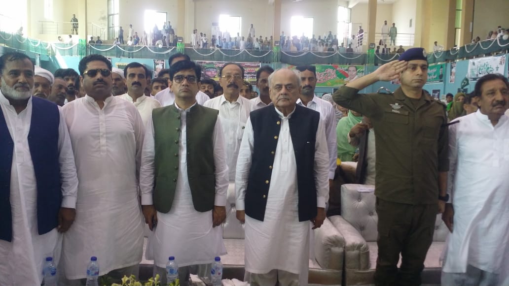 Nankana Sahib. #IndependenceDay was celebrated in District #Nankana Sahib with zeal and ferver. After flag hoisting by Federal Minister Interior, a function was held expressing solidarity with #Kashmir.
<a href="/GOPunjabPK/">GoP South Punjab</a> <a href="/GovtPunjabPK/">Govt Punjab PK</a> <a href="/SHABAZGIL/">Dr. Shahbaz GiLL</a>