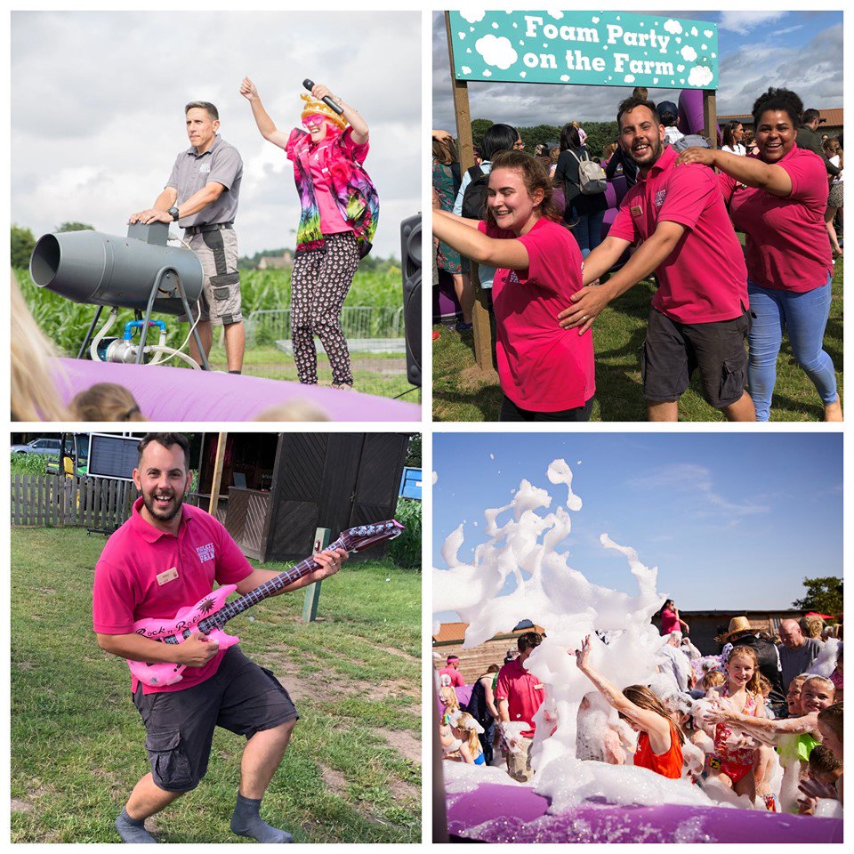 We've got foam fever! 💙💦
Our foam party team are having so much fun boogieing in the bubbles this Summer...lead by Visitor Services Manager Shaun!