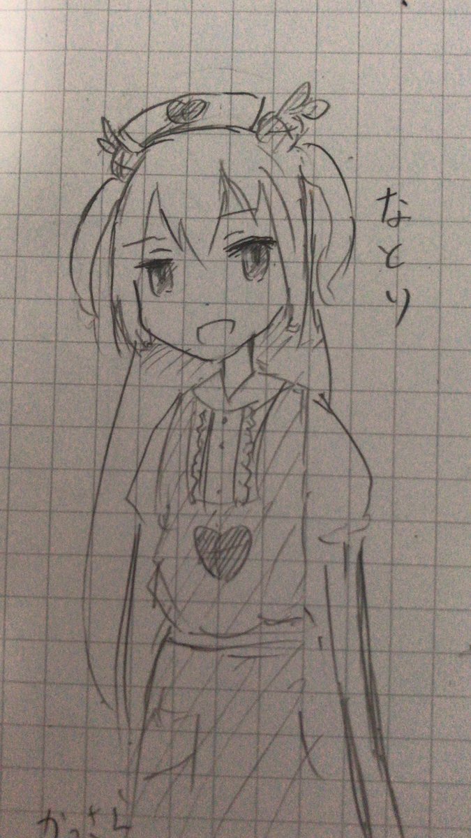 自分の中では至極美少女っぽく描けた名取さな 