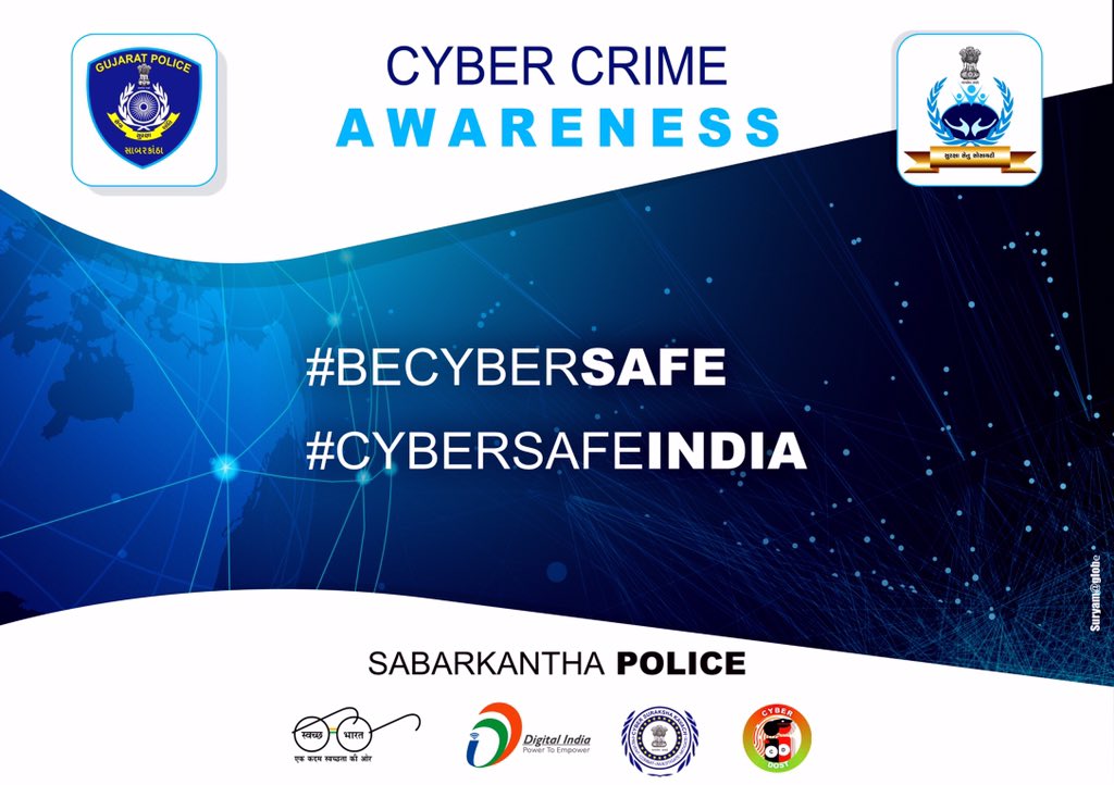 CyberCell_SK's tweet photo. Cyber Crime Awareness Seminar at Himatnagar Town Hall 
#BeCyberSafe #CyberSafeIndia 
@SPSabarkantha @SPMehsana @SP_Arvalli @hit_dhandhalya @CyberCell_SK @CyberDost @Psi_S_N https://t.co/kABRxNFuAb
