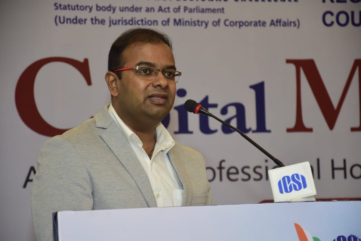 icsi_cs's tweet photo. #ICSI celebrates #CapitalMarketsWeek at Kolkata @RanjeetPandeyCS @ashishgargcs @DeepakKrKhaitan @PradRam9 https://t.co/k7GAAUWRZC