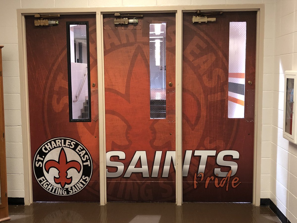STCEathletics's tweet image. Hey Saints! Welcome back for the first day of school. Check out these graphics in the gym lobby courtesy of @STCEBoosters