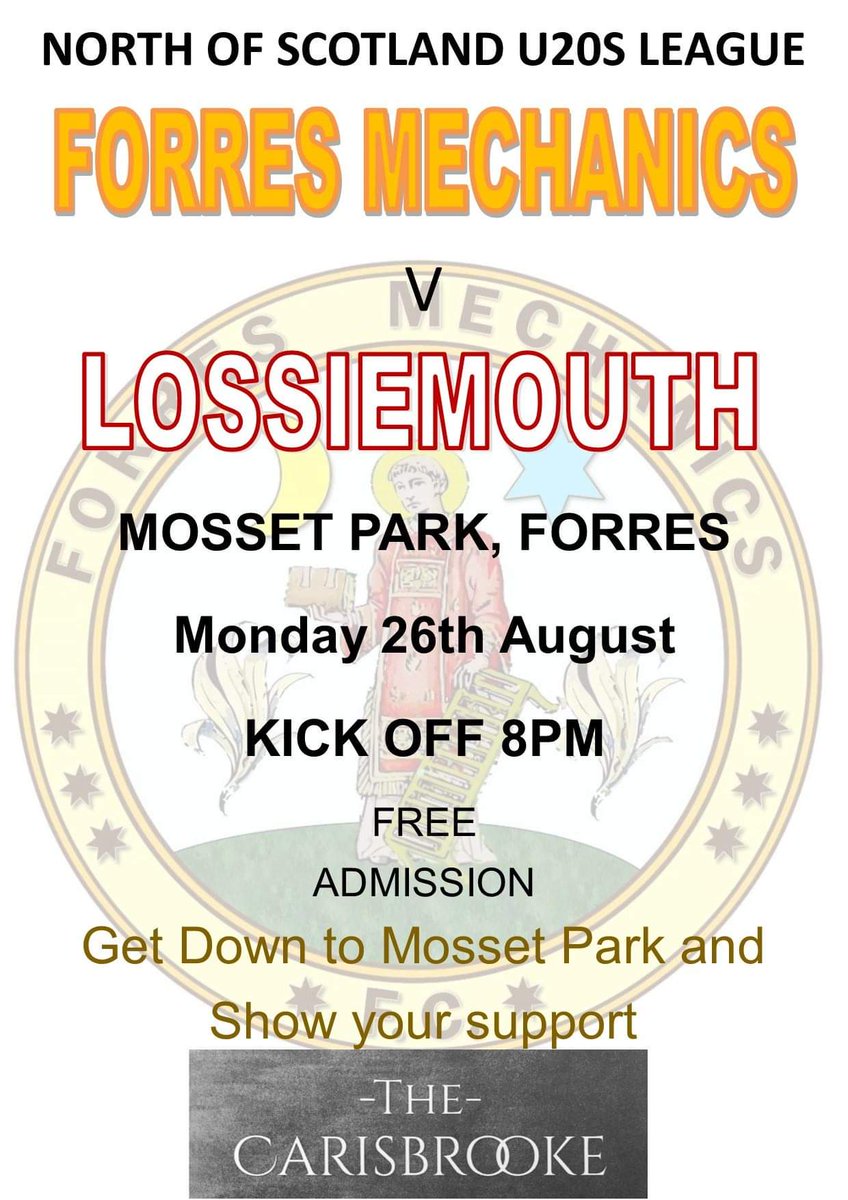 1st Fixture of new season is fast approaching