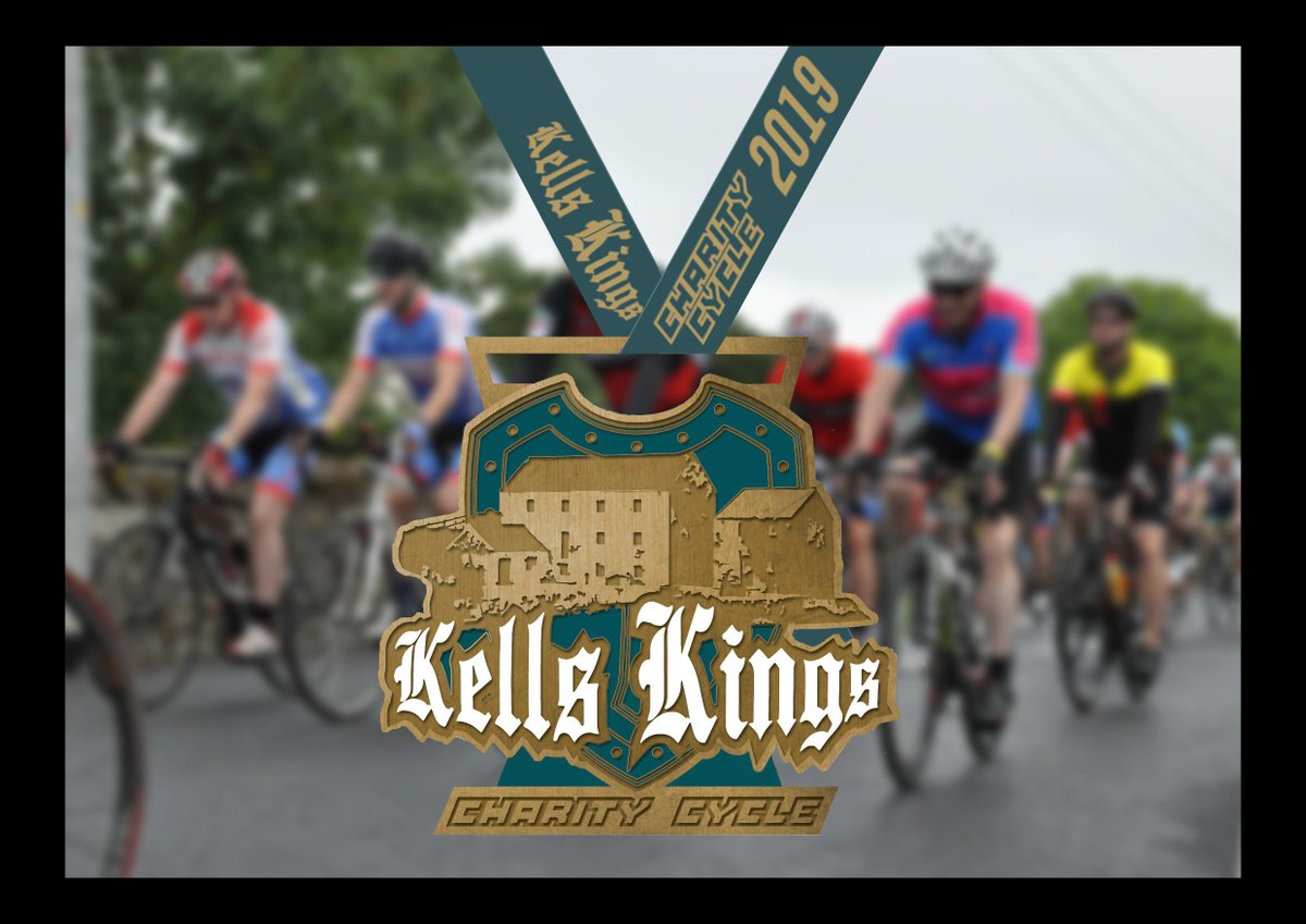 Here’s a sneak peek at the “Complimentary Bespoke Medals“ that will be awarded to participants at the upcoming Kells Kings Charity Cycle event. Look for these at the finish line on August 31st #KellsKingsCharityCycle kellskings.ie