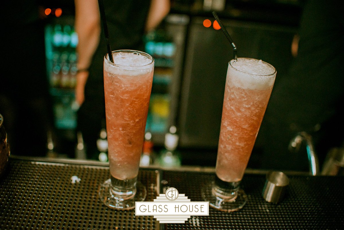 Why limit happiness to just an hour?

We have 2 cocktails for £10 available all weekend here at The Glass House 😍🤸‍♀️
