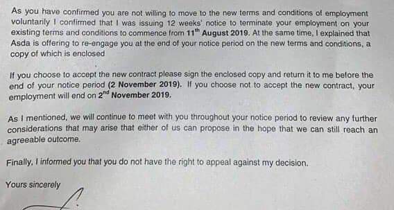 Trolleydolly290's tweet photo. Shame on #Asda for the draconian and disgraceful way they treat their employees #ASDARespectYourWorkers 
This can't be legal? https://t.co/03RsVQV382