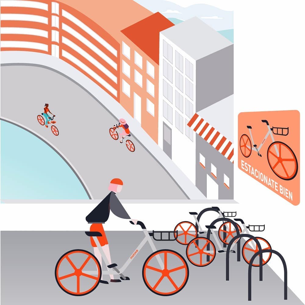 Mobike_ES's tweet photo. 👀 Si no encuentras un #ParkingMobike cerca 🅿️ aparca paralelamente al bordillo y solo en aceras de más de 3m. 🚴♀️🚴 #Respect 👆
#AparcaResponsablemente 👍
#nobarrerismo #civismo #mobility https://t.co/k30zxDfLM9