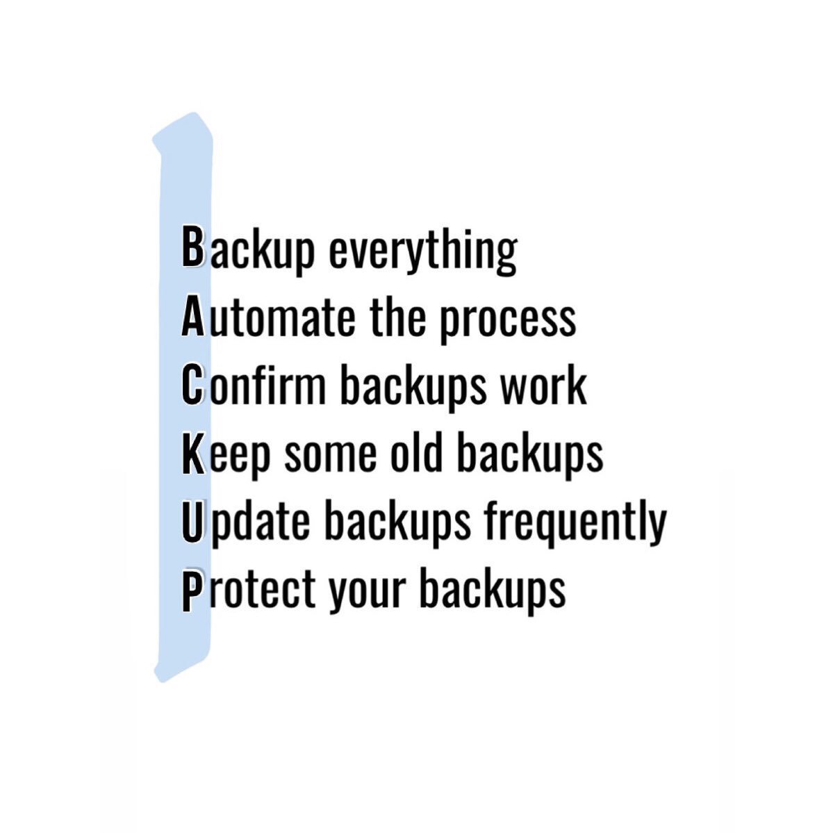 SHBSit's tweet photo. Here’s some more #WednesdayWisdom for you... because your data IS your business👇 #backup #ITsupport https://t.co/9FuF8xkLQb