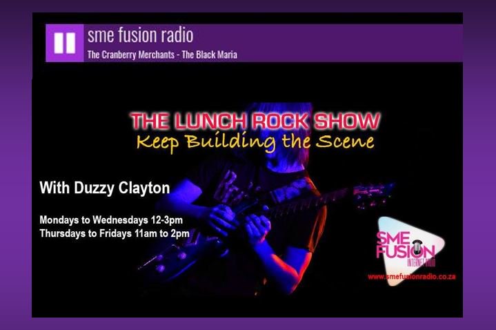 A big shout out &amp; thanks to <a href="/lunchRockShow/">Duzzy Clayton</a>  on @SmeFusion  for giving "The Black Maria" a spin on his show today! 😃🎶💕
TUNE IN: smefusionradio.co.za