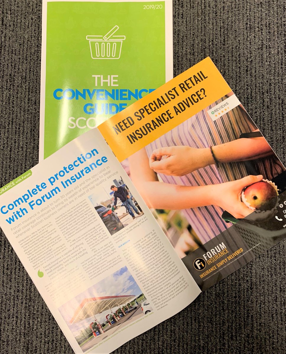 ForumInsurance's tweet photo. Check out our double page feature in The Convenience Guide Scotland (pages 18-19). @scottishgrocer https://t.co/PVZBpa2Zp9 #ForumInsurance #ConvenienceStoreInsurance #PetrolStationInsurance https://t.co/RRSlyiKszU