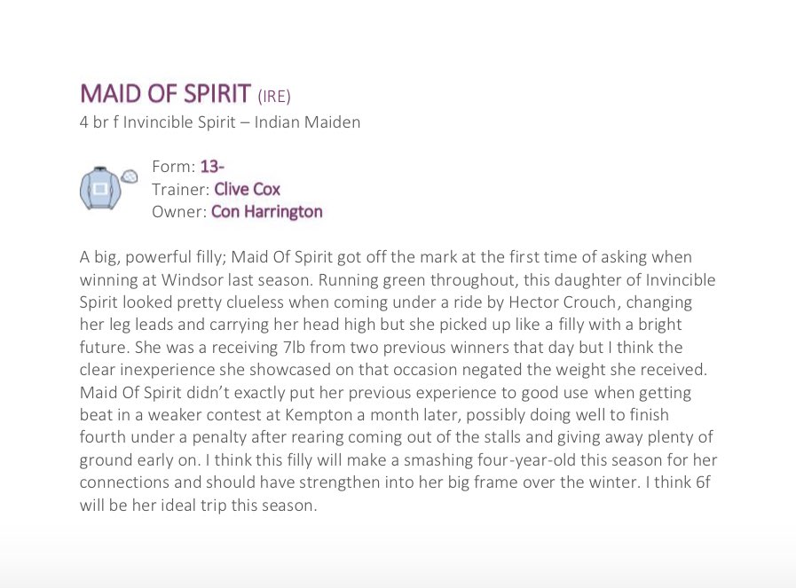 Connochie7's tweet photo. Good to see the frustratingly talented MAID OF SPIRIT finally get her head in front for the season. She seemed to enjoy the softer ground conditions on offer.
She becomes the 36th individual winner for the #FlatHorsesToFollow 2019 #Winner ππΌπ₯ #WednesdayDouble https://t.co/joELd3Mk1E