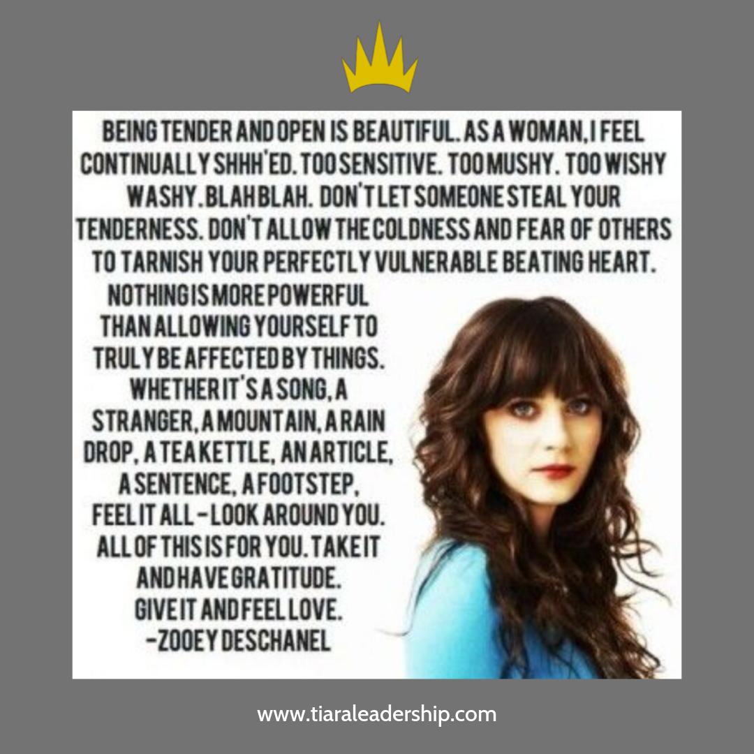 Today be open-hearted. Let yourself be present to and affected by the world around you.

#LeadFromInspiration #TrueQueen #TrueLeadership