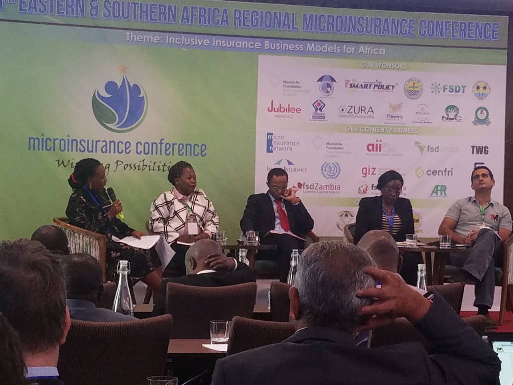 J_Kemibaro's tweet photo. Enjoyed my role as a panelist speaking on The Landscape of Microinsurance in Mainland Tanzania and Zanzibar.
The plenary covered the #Microinsurance journey for Tanzania from 2012 to date and beyond.
#5thESARMC
#15thIMC
#50PercentInsuredBy202
#InnovativeInclusiveInsurance https://t.co/1ymcBFL1Bn