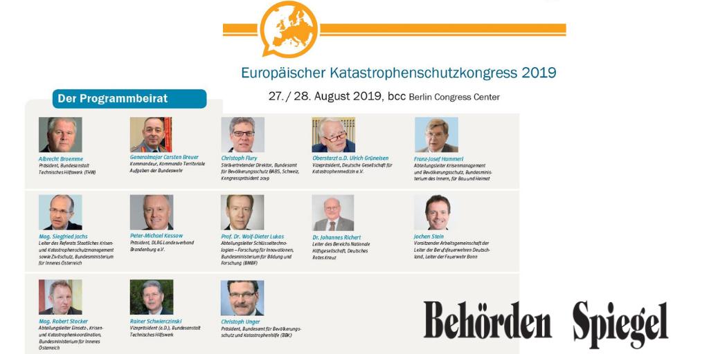 BehoerdenNews's tweet photo. Ein starkes Team für die Sicherheit Europas: Zusammen plant der Beirat des #katakon (https://t.co/LKIfvZYcvH) die jährlichen Leitthemen - wie 2019 den #Klimawandel. #Bundeswehr, #DRLG, #BBK, #THW sowie intern. #Lebensretter bringen sich ein. @Konflikt_Sicher @BBK_Bund @THWLeitung https://t.co/c6oQ8VX53V