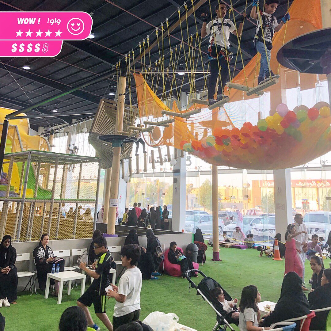 RiyadhWow's tweet photo. Indoor Play Area at @ wooshksa
ووش - مركز ترفيهي يضم العديد من الالعاب والكثير منها زبلاين والتسلق ونينجا كورس ، متاهه ، واقع افتراضي والكثير 
الاسعار 
اطفال : 60 - 70 - 80 
كبار : 89 - 120 - 150
4pm to 11 pm https://t.co/bO18YQU4DX