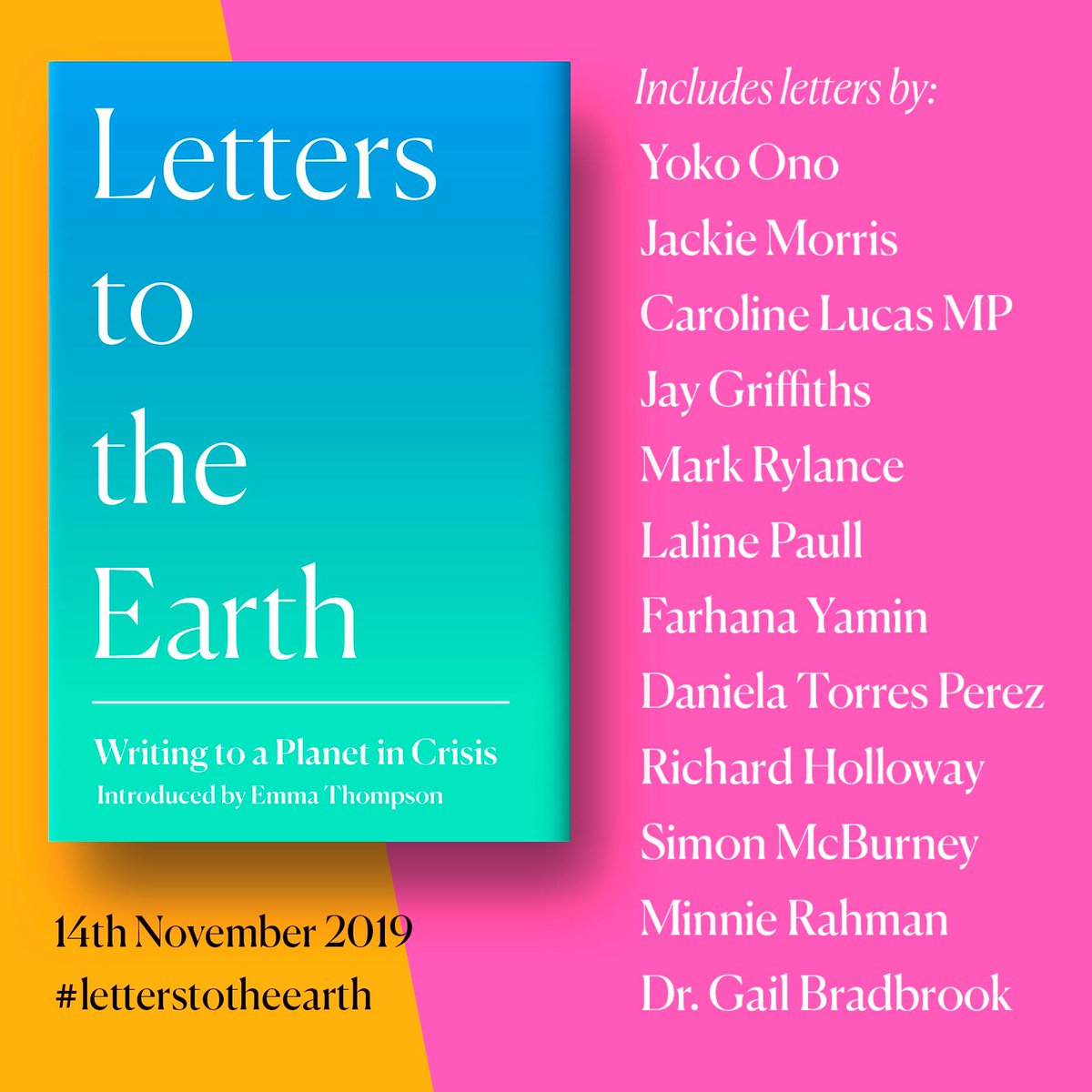 XRLondon's tweet photo. #14thNov #LettersToTheEarth is released. A collection of love, loss, hope and action.

Please submit your own letters at https://t.co/oUNGkqF09X

@CultureDeclares #LTTE #ExtinctionRebellion https://t.co/Dp3jStjVoX