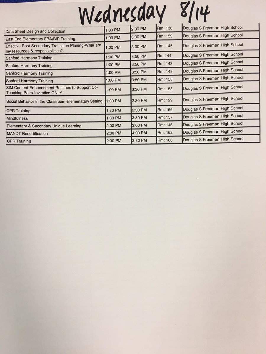 ExEdHcps's tweet photo. Today’s schedule for #lifeready2. https://t.co/mLRWE8C66a