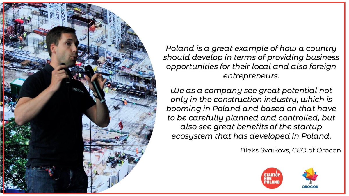 HubSHP's tweet photo. What international #startups think of doing #business in #Poland? The CEO of @OROCON_PRIME shared his thoughts after the first three months of #PolandPrize powered by @HubSHP, @parpgovpl, #PGNiG, and @inn_vento and hosted by #BusinessLink. 

Sounds promising, isn't it? https://t.co/EhLRe04JEl