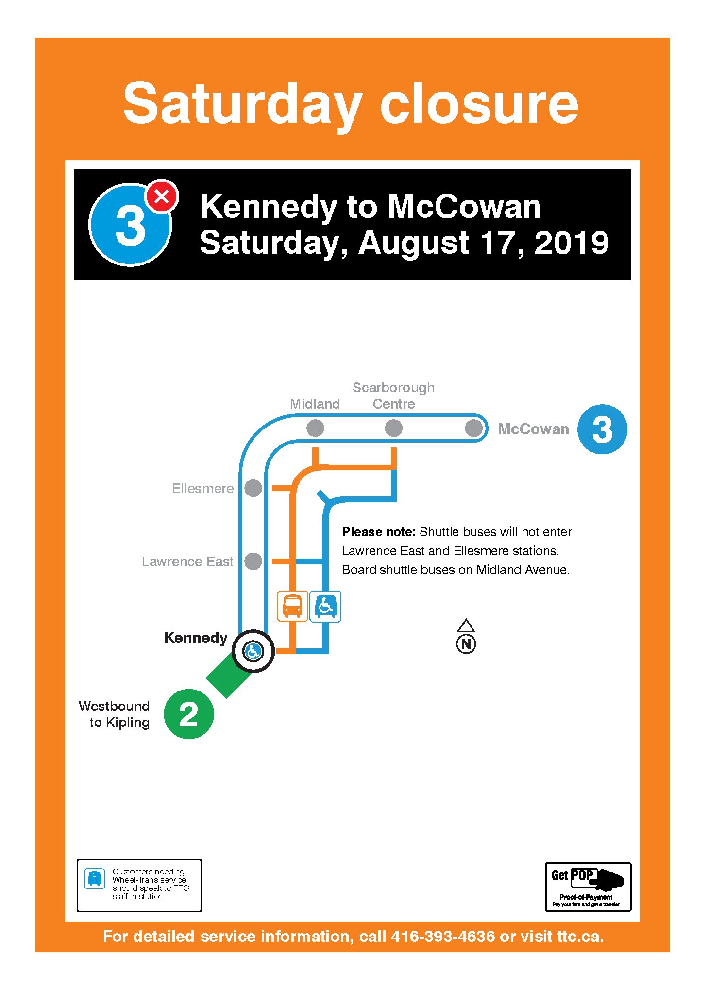 Ttc Customer Service Line 3 This Sat Only There Will Be No Service On Line 3 Due To Track Maintenance Shuttle Buses Will Run Ttc T Co Cx4k0mpj6a Twitter