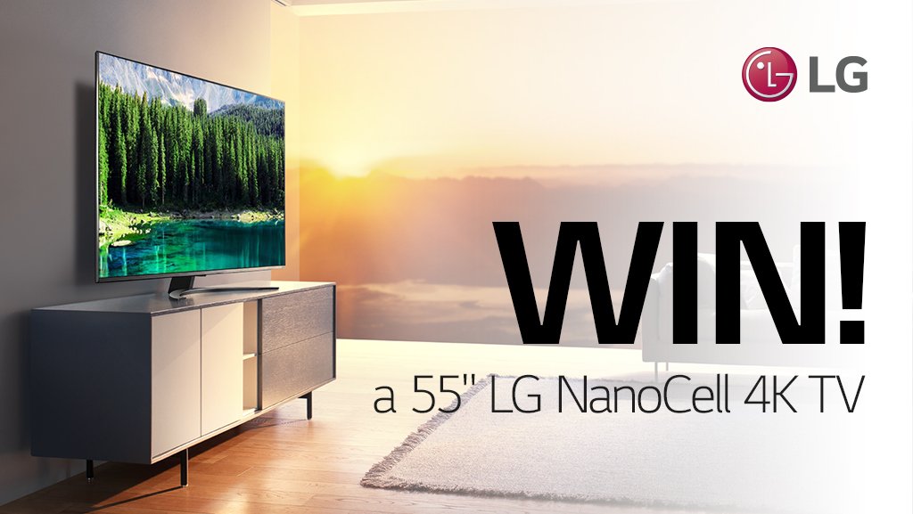 HughesDirect's tweet photo. Last chance to enter our latest competition to #WIN a 55" @LGUK NanoCell 4K TV!
Simply follow us @HughesDirect &amp; RT 🍀🎁
Ends 14/08/19, Ts&amp;Cs apply - https://t.co/CnneDWTnDR https://t.co/FVZiOADibG