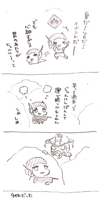 ソロ初日の日記です 