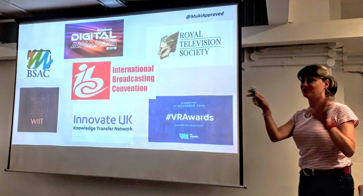 Nuts, the #winkydink &amp; Headsets!
Great talk last night from <a href="/mukiapproved/">Muki-International 🎤 @SportsPro Madrd 20Nov!⬅️</a> for <a href="/joinIMIS/">JoinIMIS</a>   on #producing #immersive media.
Exciting times for "nutty professors", disruptors &amp; storytellers like us.
#immersive #XR #AR #VR #production #storytellers #producing <a href="/insta360/">Insta360</a> <a href="/innovateuk/">Innovate UK</a>