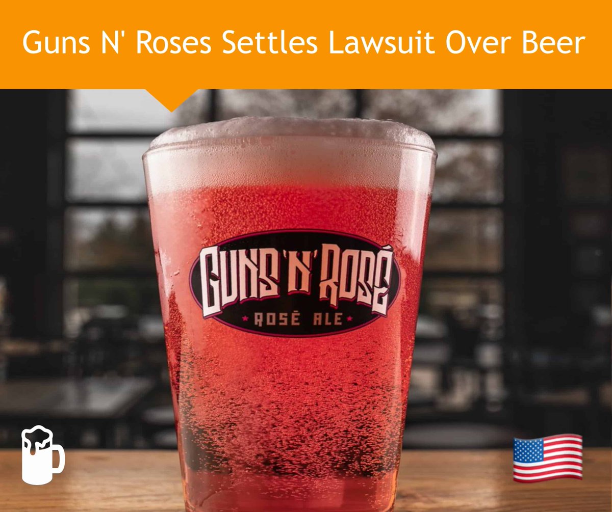 iluvcraftbeers's tweet photo. Guns N' Roses Settles Lawsuit Over Beer - https://t.co/Sq6hOoJDI2 #beerlaw #beerlawsuit #craftbeer #craftbeerusa #gunsnroses #lawsuits #rocknrollbeer #rosebeer https://t.co/SXzXqTthf9