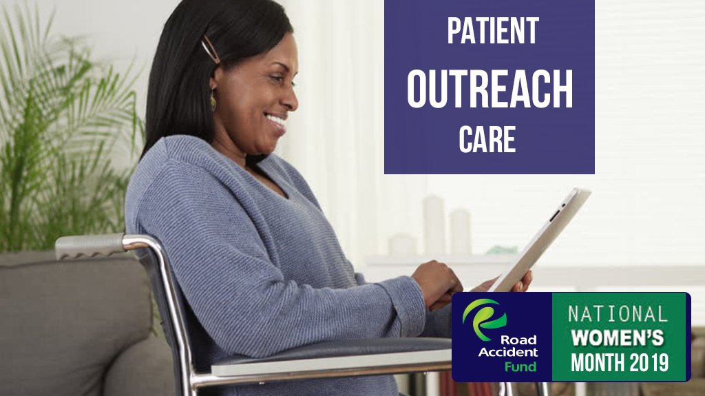 RAF_SA's tweet photo. Car accidents can often result in serious injuries, leaving patients unable to properly take care of themselves. In the event of an accident, the RAF provides Patient Outreach care. Learn more here: https://t.co/pZPXg6UqEf #WhatWomenWant #KeepClaimsSimple https://t.co/JZSI9zHnYT